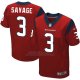 Camiseta Houston Texans Savage Rojo Nike Elite NFL Hombre