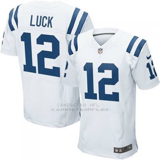 Camiseta Indianapolis Colts Luck Blanco Nike Elite NFL Hombre