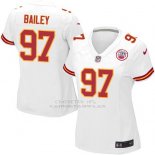 Camiseta Kansas City Chiefs Bailey Blanco Nike Game NFL Mujer