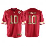 Camiseta Kansas City Chiefs Streater Rojo Nike Gold Game NFL Hombre