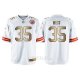Camiseta Kansas City Chiefs West Blanco Nike Gold Game NFL Hombre