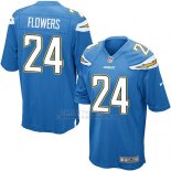 Camiseta Los Angeles Chargers Flowers Azul Nike Game NFL Nino