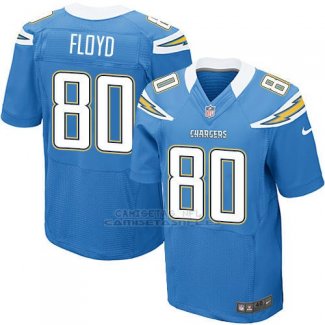 Camiseta Los Angeles Chargers Floyd Azul Nike Elite NFL Hombre
