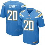 Camiseta Los Angeles Chargers Lowery Azul Nike Elite NFL Hombre