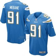 Camiseta Los Angeles Chargers Mebane Azul Nike Game NFL Hombre