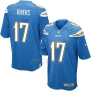 Camiseta Los Angeles Chargers Rivers Azul Nike Game NFL Nino