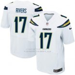 Camiseta Los Angeles Chargers Rivers Blanco Nike Elite NFL Hombre