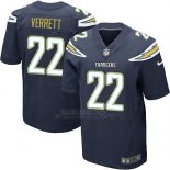 Camiseta Los Angeles Chargers Verrett Profundo Azul Nike Elite NFL Hombre