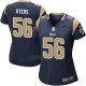 Camiseta Los Angeles Rams Ayers Negro Nike Game NFL Mujer