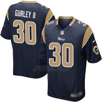 Camiseta Los Angeles Rams Gurley Negro Nike Game NFL Nino