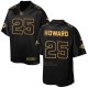 Camiseta Miami Dolphins Howard Negro 2016 Nike Elite Pro Line Gold NFL Hombre