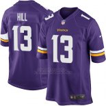 Camiseta Minnesota Vikings Hill Violeta Nike Game NFL Nino