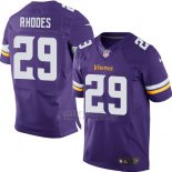 Camiseta Minnesota Vikings Rhodes Violeta Nike Elite NFL Hombre