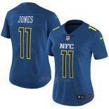 Camiseta NFC Jones Azul 2017 Pro Bowl NFL Mujer
