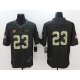 Camiseta NFL Anthracite Hombre Miami Dolphins 23 Ajayi Negro