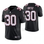 Camiseta NFL Elite Hombre Atlanta Falcons Ricky Ortiz Negro
