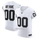 Camiseta NFL Elite Las Vegas Raiders Vapor F.U.S.E. Personalizada Blanco