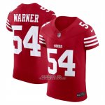 Camiseta NFL Elite San Francisco 49ers Fred Warner Vapor F.U.S.E. Rojo