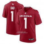 Camiseta NFL Game Arizona Cardinals Number 1 Dad Rojo