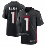 Camiseta NFL Game Atlanta Falcons Jalon Walker 2025 NFL Draft Negro