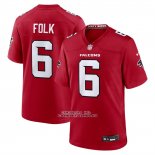 Camiseta NFL Game Atlanta Falcons Nick Folk Rojo Camiseta NFL Game Atlanta Falcons Nick Folk Rojo