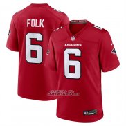 Camiseta NFL Game Atlanta Falcons Nick Folk Rojo