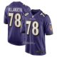Camiseta NFL Game Baltimore Ravens Alejandro Villanueva Violeta