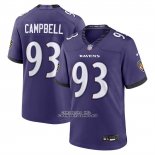 Camiseta NFL Game Baltimore Ravens Calais Campbell Violeta1 Camiseta NFL Game Baltimore Ravens Calais Campbell Violeta1