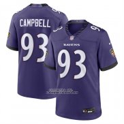 Camiseta NFL Game Baltimore Ravens Calais Campbell Violeta1
