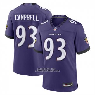 Camiseta NFL Game Baltimore Ravens Calais Campbell Violeta1