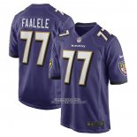 Camiseta NFL Game Baltimore Ravens Daniel Faalele Violeta