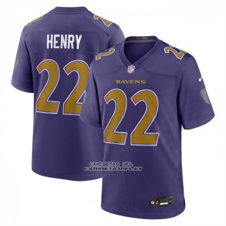 Camiseta NFL Game Baltimore Ravens Derrick Henry Alterno Violeta