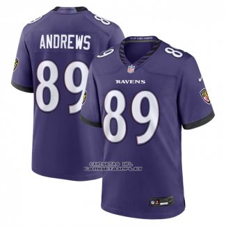 Camiseta NFL Game Baltimore Ravens Mark Andrews Violeta1
