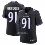 Camiseta NFL Game Baltimore Ravens Trey Hendrickson Alterno Negro