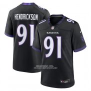 Camiseta NFL Game Baltimore Ravens Trey Hendrickson Alterno Negro