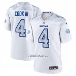 Camiseta NFL Game Buffalo Bills James Cook III 2025 Rivalries Collection Blanco