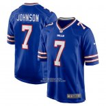 Camiseta NFL Game Buffalo Bills Taron Johnson 7 Azul