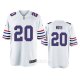 Camiseta NFL Game Buffalo Bills Zack Moss Alterno Blanco