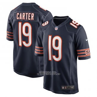 Camiseta NFL Game Chicago Bears Deandre Carter Azul