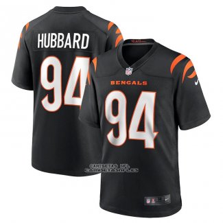 Camiseta NFL Game Cincinnati Bengals Sam Hubbard Negro