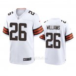 Camiseta NFL Game Cleveland Browns Greedy Williams 2020 Blanco