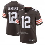 Camiseta NFL Game Cleveland Browns Shedeur Sanders 2025 Draft Marron