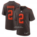 Camiseta NFL Game Cleveland Browns Shedeur Sanders Alterno Marron