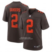 Camiseta NFL Game Cleveland Browns Shedeur Sanders Alterno Marron