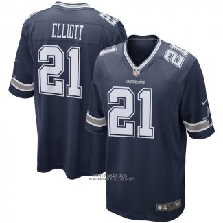 Camiseta NFL Game Dallas Cowboys Ezekiel Elliott Azul