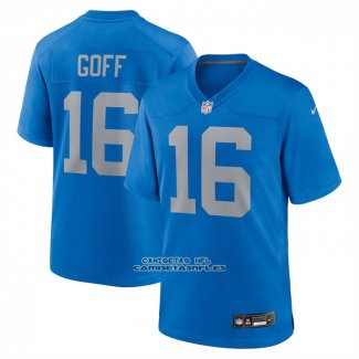 Camiseta NFL Game Detroit Lions Jared Goff Alterno Azul