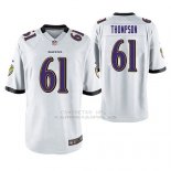 Camiseta NFL Game Hombre Baltimore Ravens Alex Thompson Blanco Camiseta NFL Game Hombre Baltimore Ravens Alex Thompson Blanco