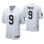 Camiseta NFL Game Hombre Oakland Raiders Eddy Pineiro Blanco