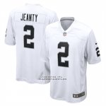 Camiseta NFL Game Las Vegas Raiders Ashton Jeanty Blanco