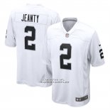 Camiseta NFL Game Las Vegas Raiders Ashton Jeanty Blanco